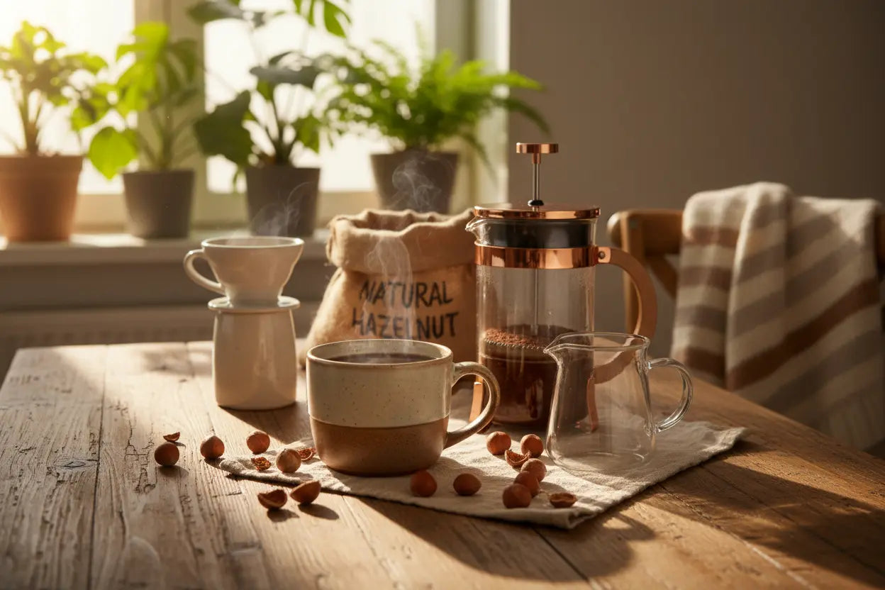 Creating the Perfect Natural Hazelnut Coffee Experience at Home EleganceBrew