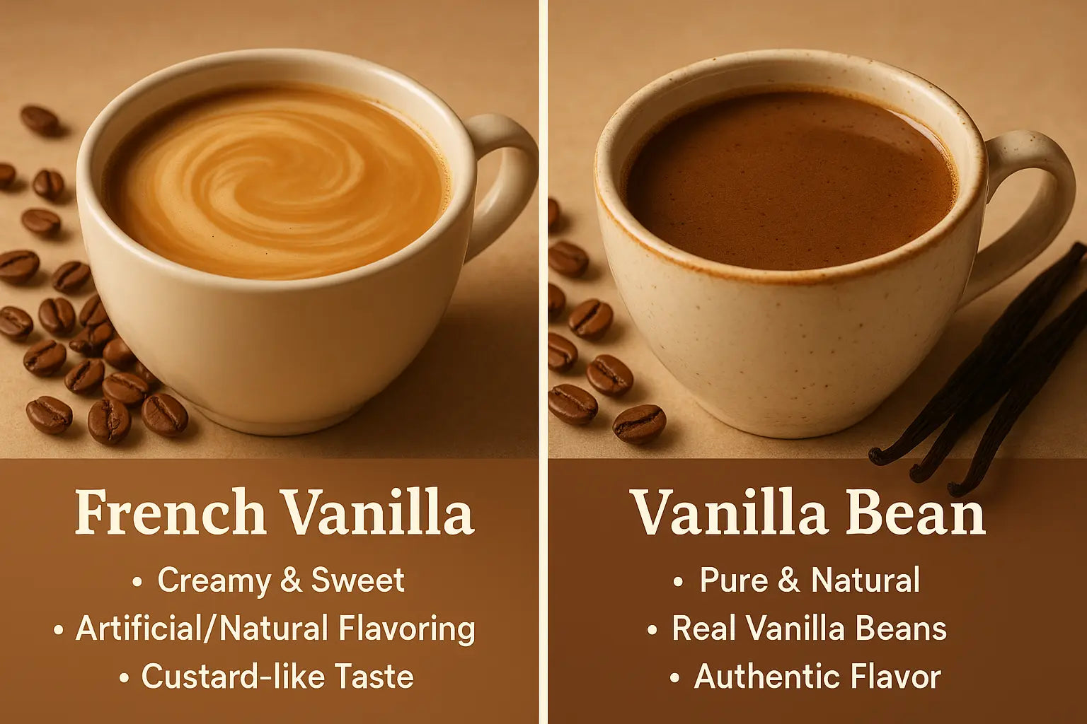French Vanilla vs Vanilla Bean Coffee: Key Differences EleganceBrew